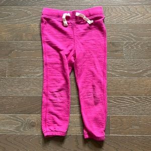 J Crew CrewCuts Girls XS Pink Joggers